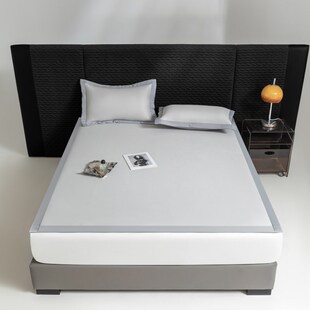 25年高奢中分子凉感席1.8米双人床凉席三件套1.5米床科技凉席