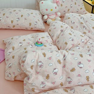 软糯A类母婴级全棉双层纱卡通被套纯棉纱布儿童宝宝学生被罩定做