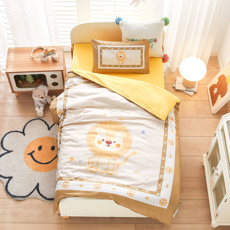 幼儿园被子三件套纯棉宝宝入园六件套小被褥全棉午睡专用床上用品