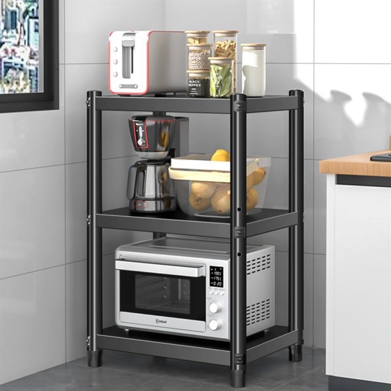 厨房夹缝置物架落地多层家用橱柜货架微波炉烤箱收纳架