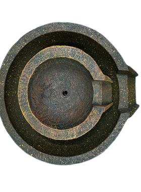 定制水幕墙流水盆流水罐带出水口庭院水景观陶罐带嘴花园造景摆件