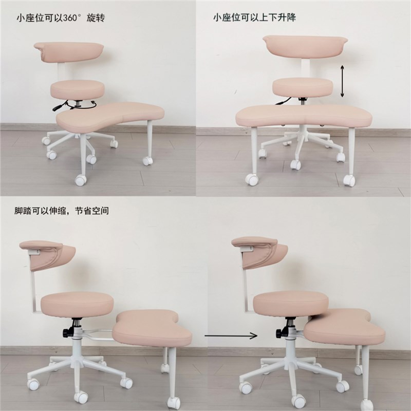 盘腿椅猴凳网红蹲椅懒人办公沙发宿舍瑜伽冥想椅打坐椅子带扶手