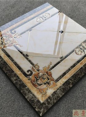 过道走廊图拼花地砖800800入户玄关60777拼瓷砖毯花抛地晶砖.80