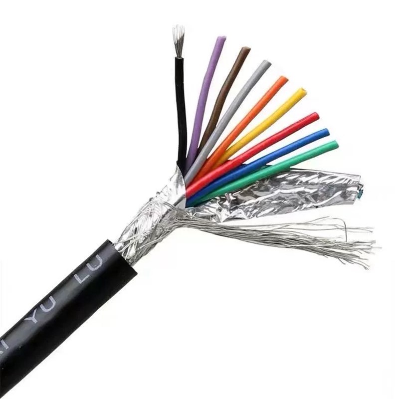 20 22 24 26AWG 2464多芯屏蔽线 2 3 4 5 6 8 10芯信号控制线
