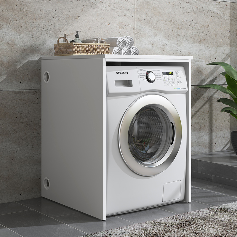 滚筒洗衣机柜置物架单独洗烘干机保护架台面阳台柜大理石面板定制