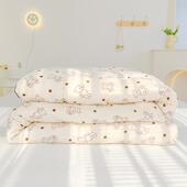 双2024新款 春专 水洗层纱属印花秋BZS被学生被冬被子被芯厂家