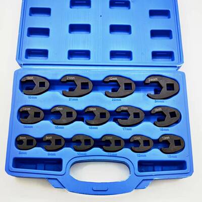 15pc牛角扳手头套口装油路修理VVE手工汽修油管扳开扳具手头