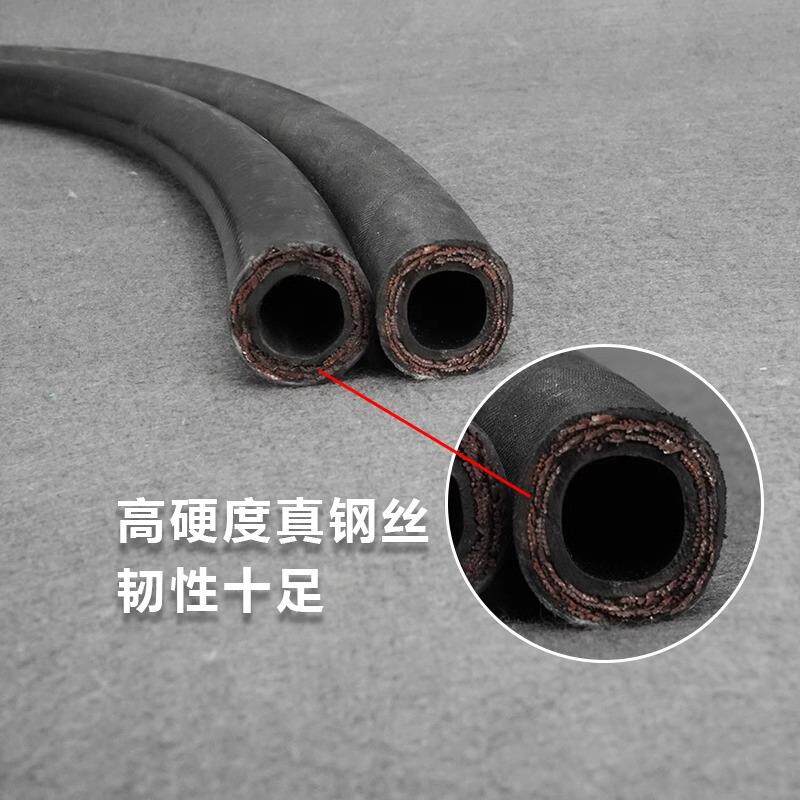 高压液压油管头丝编织液钢接压管件/胶管总成60aM高品质HBD加工定