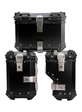 28L35L摩托车铝/防金边箱通用型水防撞后备箱铝合合18L/25L/金快