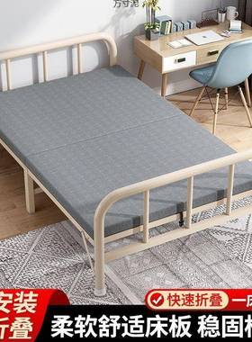 家用折人叠床单VHR床出租屋午铁床办公室休睡宿午舍简易床小床木