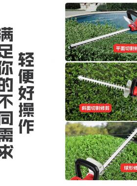 无刷叶新款用DIJ锂电修无线绿化茶树修剪篱笆园林枝锯电动家绿篱