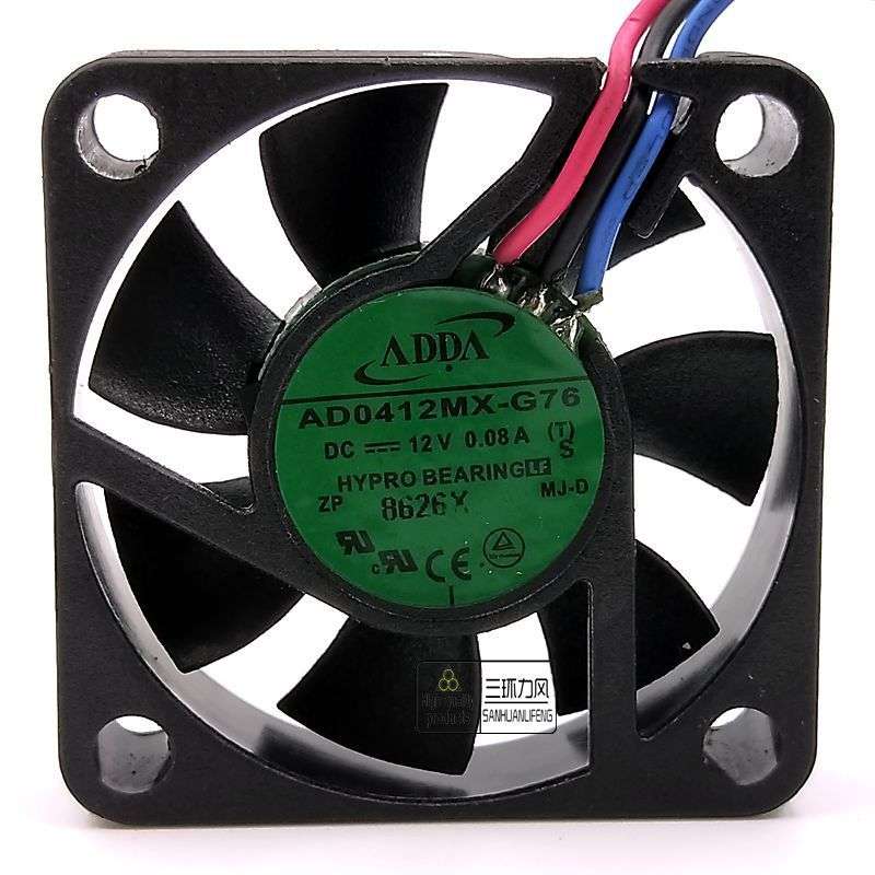 原装协喜ADDA 4010 AD0412HX-G70 12V 0.08A 2-3线录影机散热风扇
