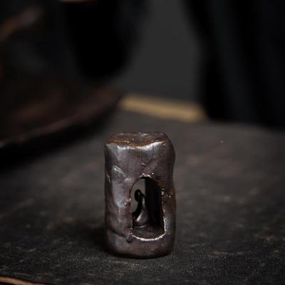 复古禅陶盖置紫砂盖子盖碗壶盖盖52680瓷托家用功夫茶具意茶道配