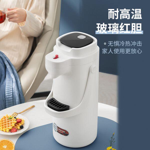 德国EDISH按压热水瓶气压式大容量保温水壶暖壶保温暖瓶热暖水壶