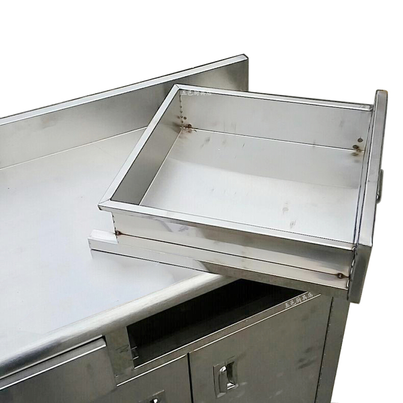 不锈钢操作台荷台储物柜厨u房柜灶台保洁柜工作台防潮餐柜地柜抽