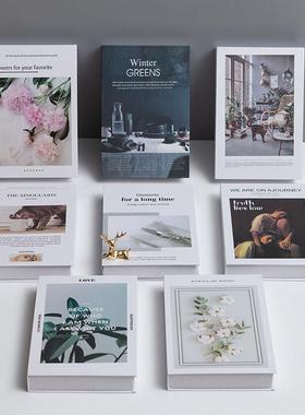 北欧现代简约假书彷真书装饰品书本客厅电视柜摆件摄影道具模型书