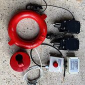 徐工吊车无线限位开关双钩无线限位器24V大小钩限位开关