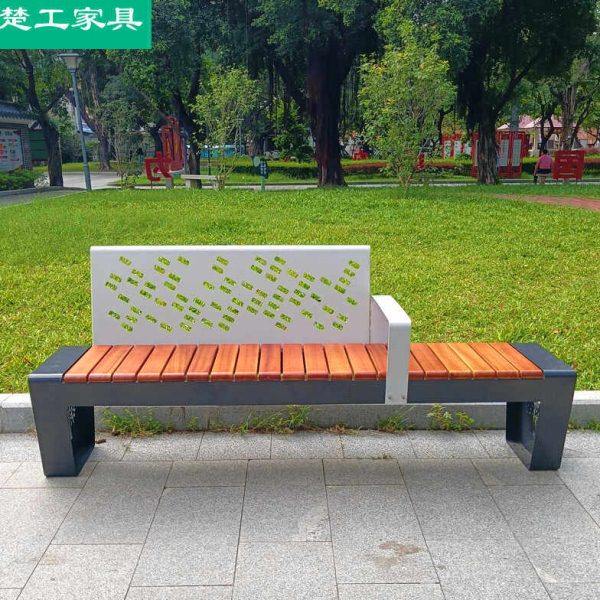户外公园椅长椅子防腐木塑木不锈钢座椅室外休闲广场公共休息凳子,住宅家具,公园椅,淘宝优惠券,粉丝福利购,淘宝优惠卷