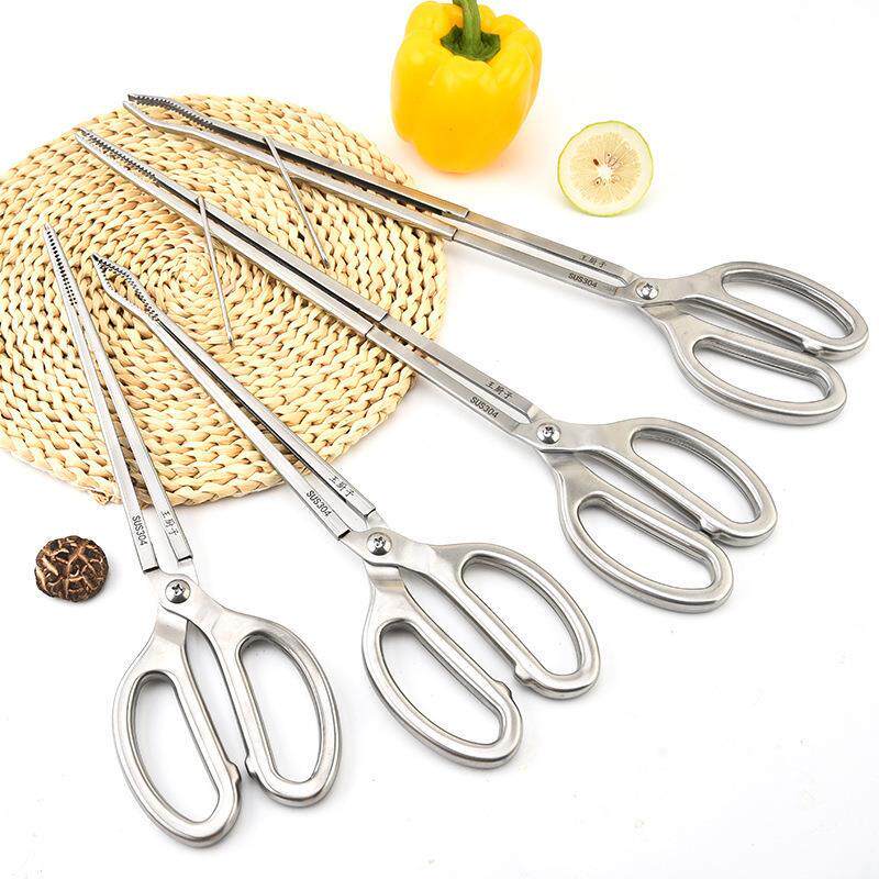 全锈黄鳝夹子防侧滑黄鳝钳泥螃鳅夹蟹不夹钳垃圾钢夹赶海工具