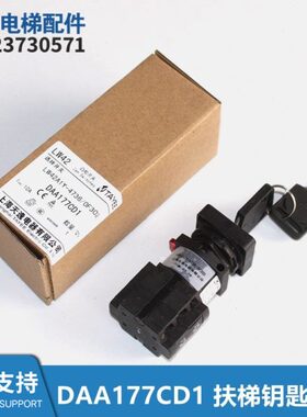 DAA177CD1/DT1上海天逸扶梯开关锁LW42A1Y-2C0T226/LW42A1-22057