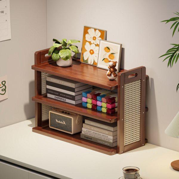 桌面置物架家用书房公室书架多层简易水杯架厨房台面整理收纳架,收纳整理,书桌收纳置物架,淘宝优惠券,粉丝福利购,淘宝优惠卷