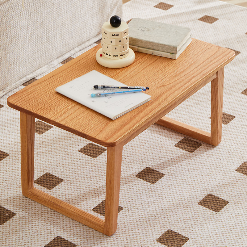 全实木飘窗小桌子榻榻米炕桌茶桌家用日式客O厅橡木茶几床上小矮