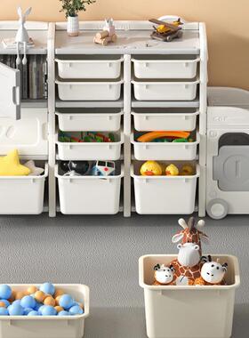 儿童具收纳架大容量宝宝储架物玩具分玩BBD类收纳柜整理多层柜置
