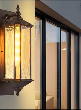 户外防水欧式别墅过道庭院花园灯室内外阳台大门露台壁灯IP55防护