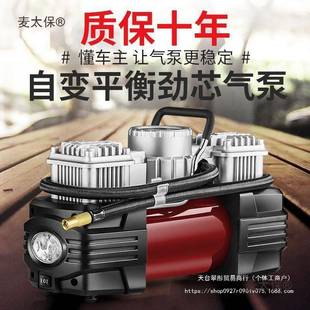 非常爱车双缸充气泵1381V双杠车载12V充气泵SUV小轿车打气麦太保