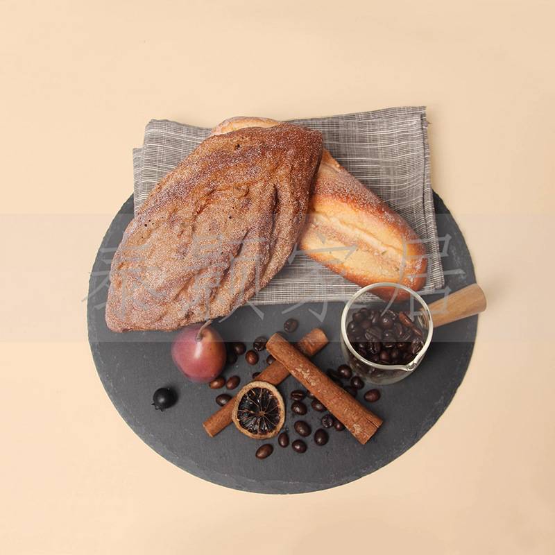 样板间厨房台面套装拍摄影道具仿真面包蛋糕假食物托盘板摆件组合