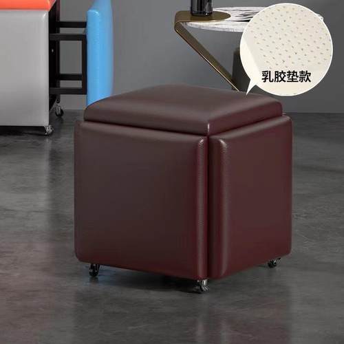 多功能组合收纳凳简约五合一魔方凳小凳子家用客厅沙发网红凳五凳