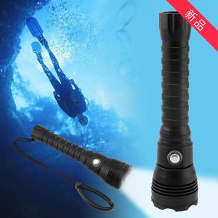 新款XHP70二代强光充电潜水手电筒户外高亮LED100米4000lm
