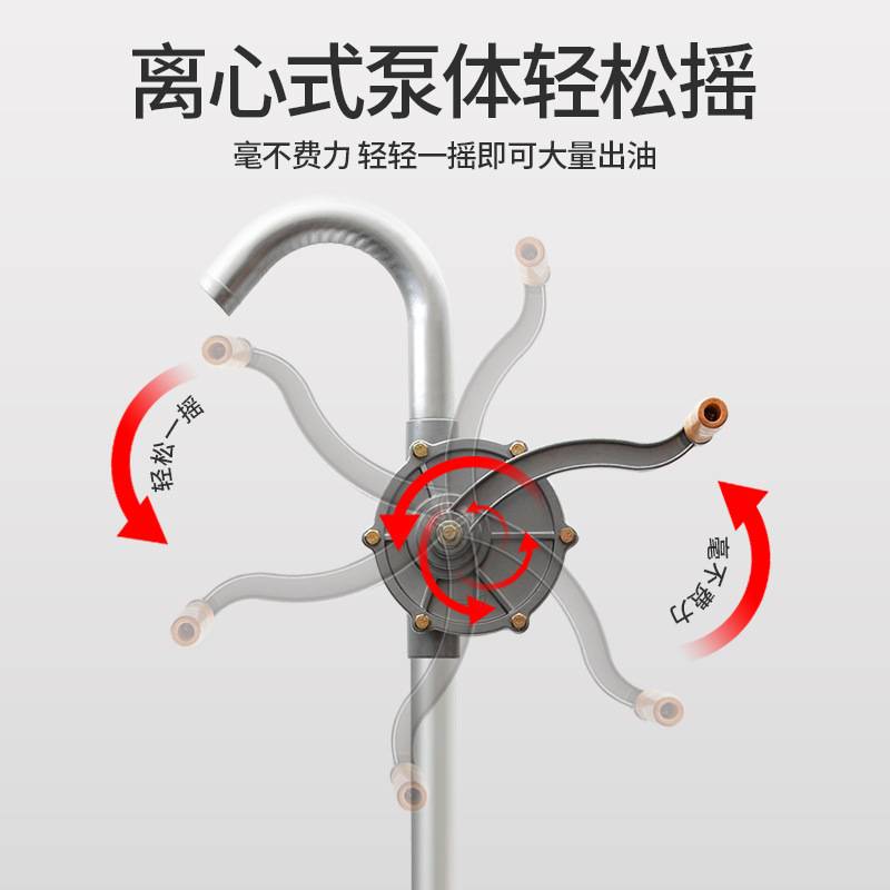 kt抽油泵手动抽油柴油汽油抽油器手摇泵自吸油桶油抽子小型便