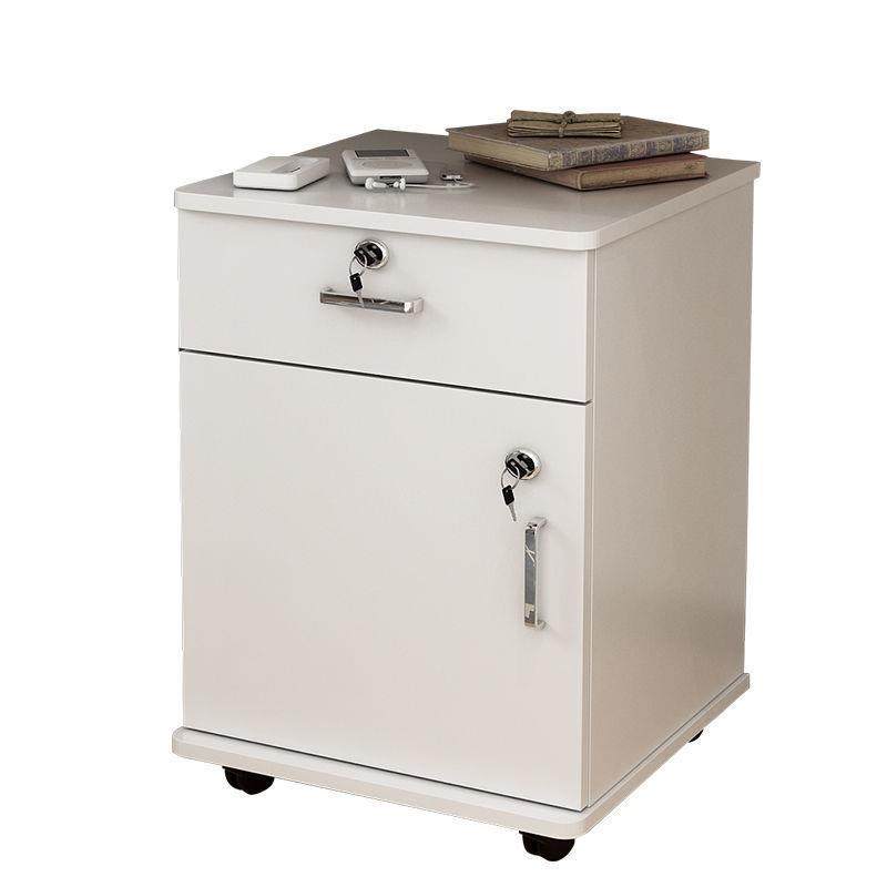 办公柜简约现代家用卧室带锁可移动床边柜简易实木色储物收纳柜,商业/办公家具,办公储物柜,淘宝优惠券,粉丝福利购,淘宝优惠卷