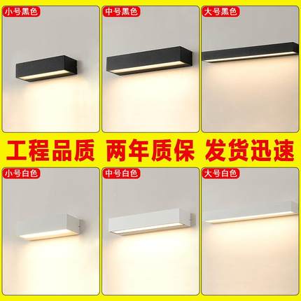 户外led壁灯室外防水门口阳台庭院外墙庭院灯智能光控亚马逊爆款