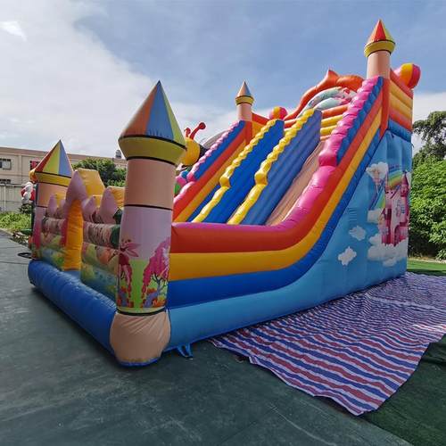 儿童乐园户外充气城堡家用蹦蹦床小跳床充气滑梯工厂直销跨境出口