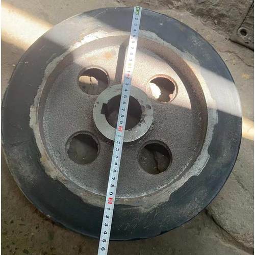 吨低价3滚轮胶皮吊钩轮传动橡胶5耐磨吨1吨自转抛丸机吨轮摩擦橡2