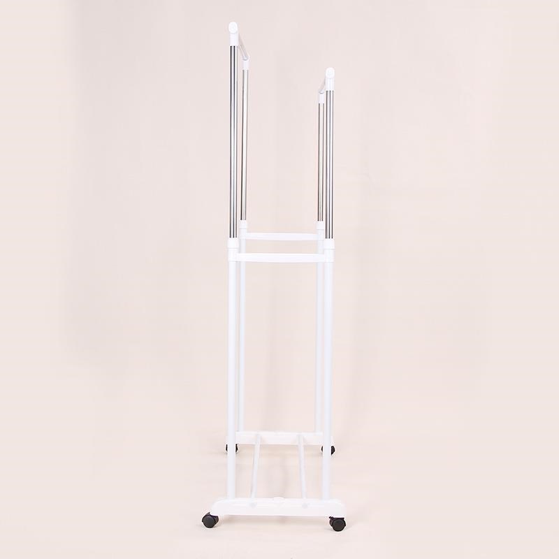 落地式可移动折叠晾衣架室内小型挂衣架不锈钢伸缩晒衣架