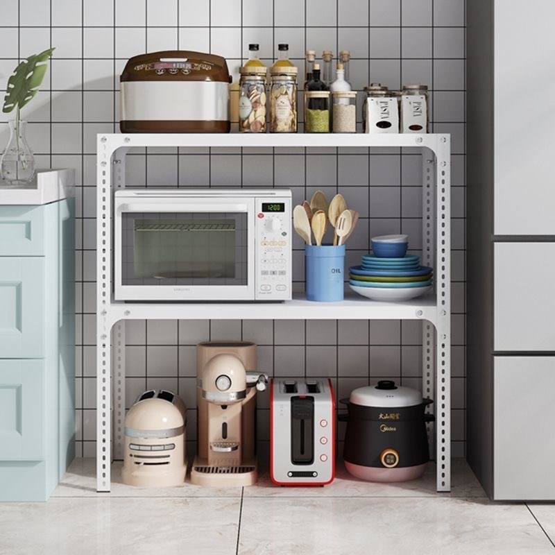 货架家用储物架落地式多层超强承重厨房杂物仓储收纳多功能置物架