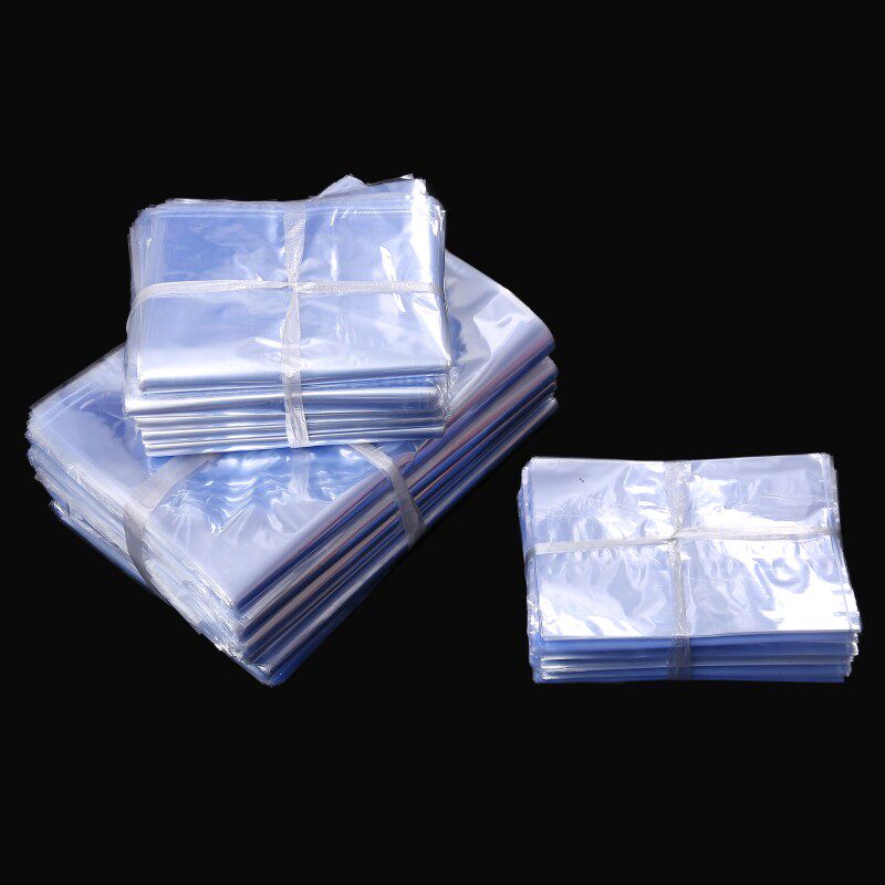 pvc热收缩膜 热缩袋PVC收缩袋 塑封膜 过塑膜吸塑袋60*70cm 100个