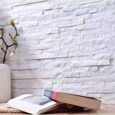 【折扣】白色文化砖劈开砖白砖外墙砖简约欧式电视背景墙瓷砖
