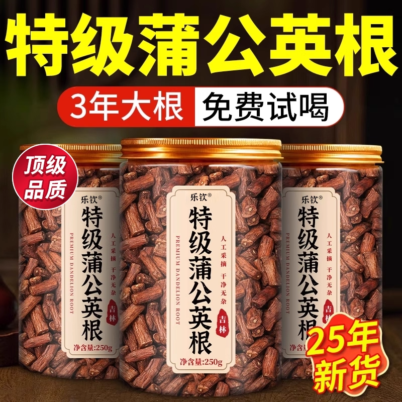 特级蒲公英根茶长白山散中药材结炒熟去火官方旗舰店正品非野生