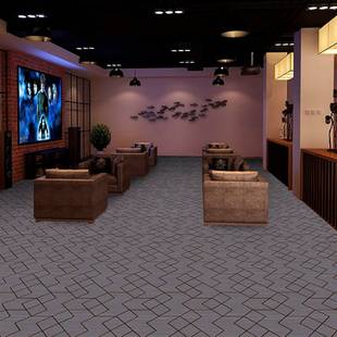 地毯商用办公室酒店台球厅桌球室宾馆阻燃KTV印花满铺会议室整铺