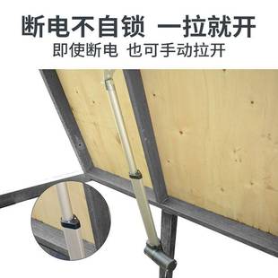 地窖上翻门专用楼梯电动推杆伸缩杆电机24V地下室隐形门升降器