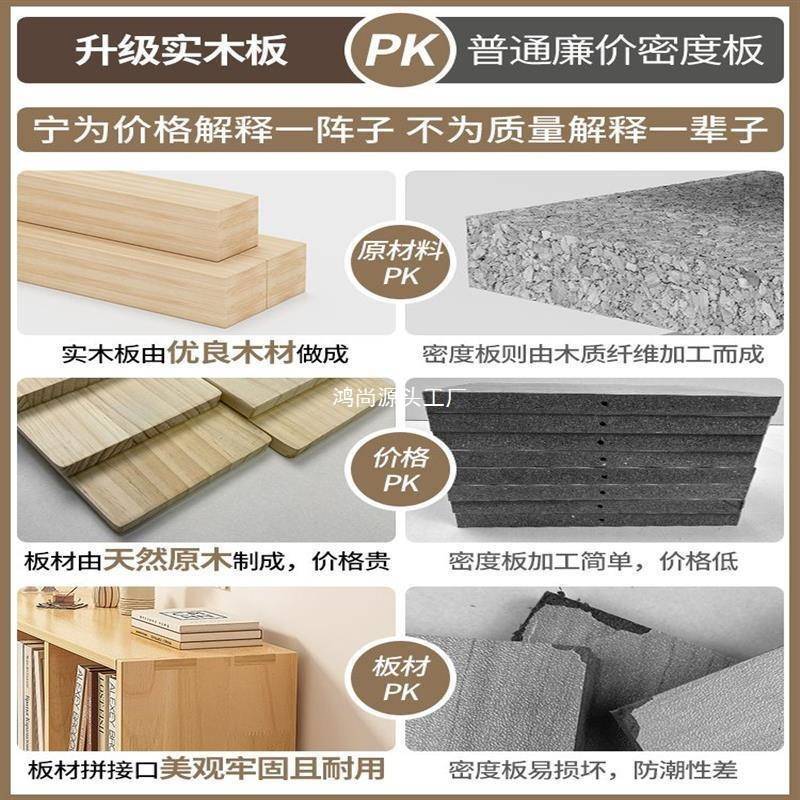 实木儿童书架置物架落地客厅储物柜玩具展示收纳柜靠墙组合矮书柜