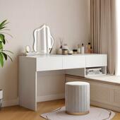 M&飘窗化台妆桌一体QM 0603组小户型卧室梳现代简约阳台收纳实木