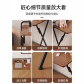 学折叠桌可移动电脑桌卧室多功能折学家用习写书字桌子简易床边生