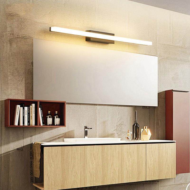 生卫PXF间镜前灯led免打壁孔洗手池梳妆长台化妆灯条卧室灯现代简