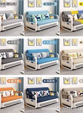 沙发床用可折叠多功能客厅DIR小折户型现简约两实木储代物叠午休