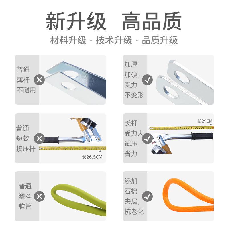 手动试压泵泵打机压力家用ppr水管泵增压测压地暖检QMB漏压仪试压
